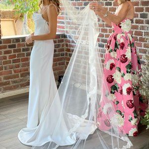 Oscar de la Renta Floral Dress